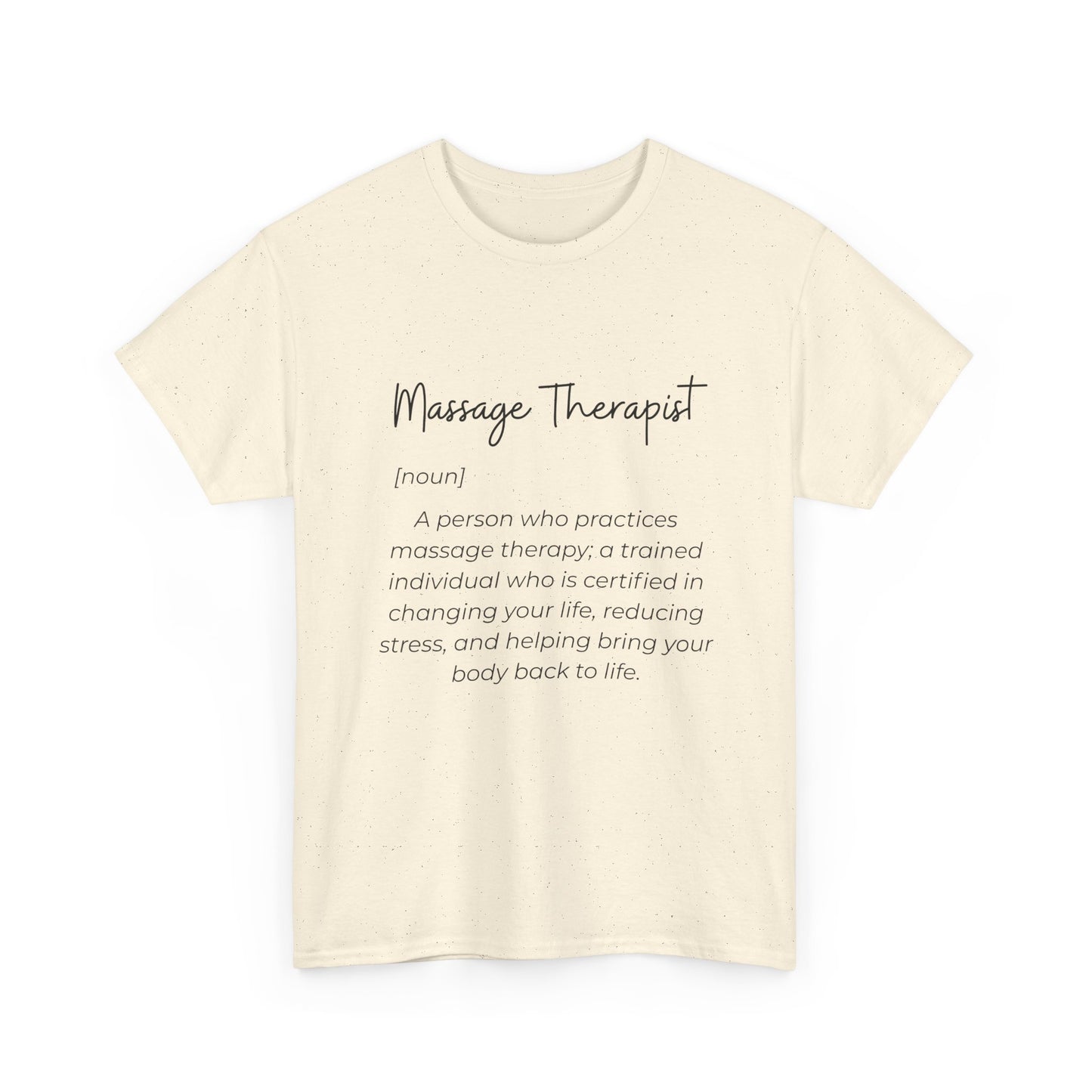 Massage Therapist Definition T-Shirt — Gift for Massage Therapists