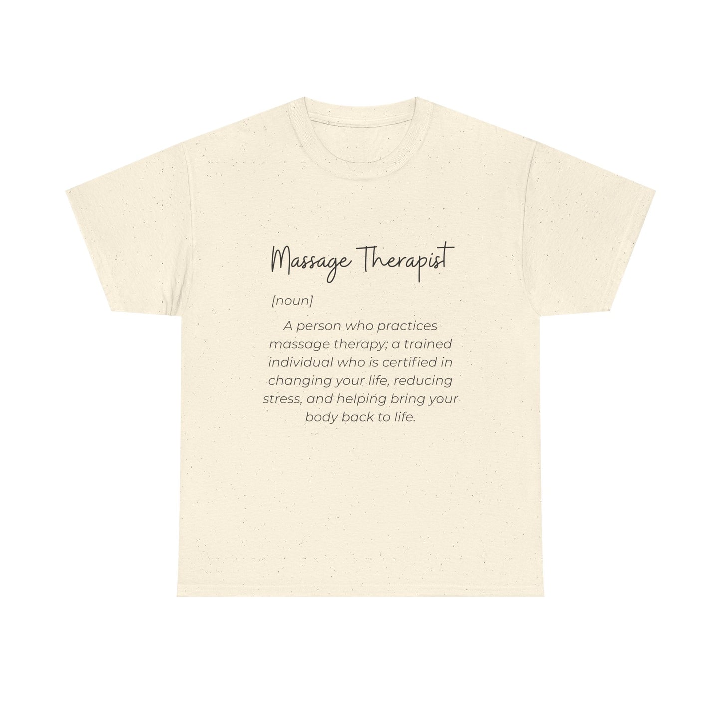 Massage Therapist Definition T-Shirt — Gift for Massage Therapists