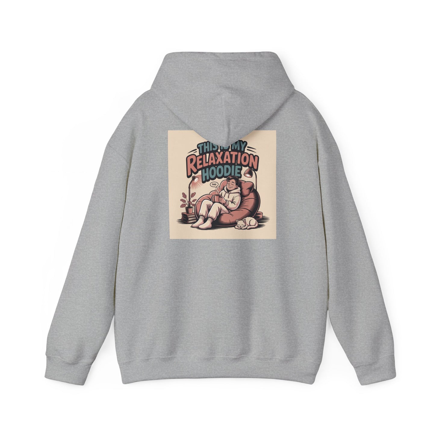 Relaxation Hoodie — Cozy Vintage Graphic Hooded Sweatshirt