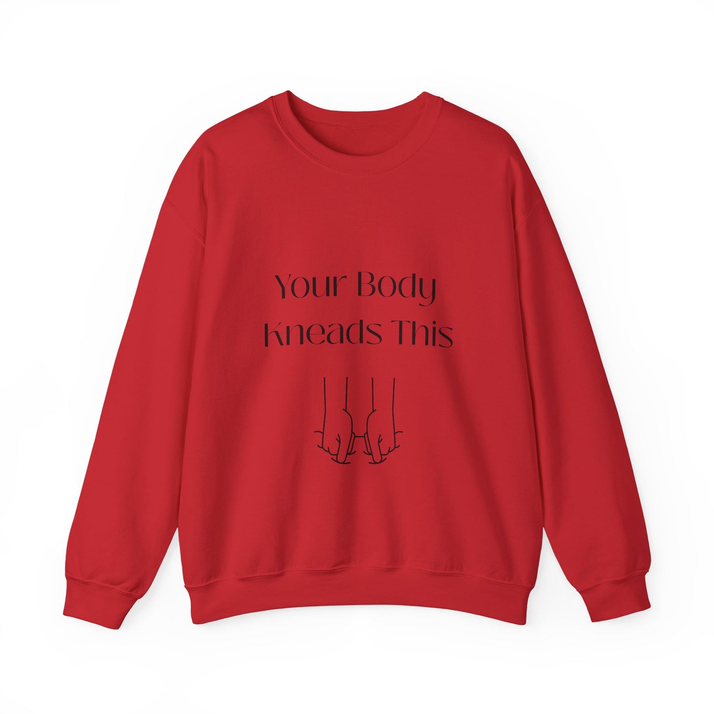 Your Body Knows This sweatshirt | minimalist line art linking fingers