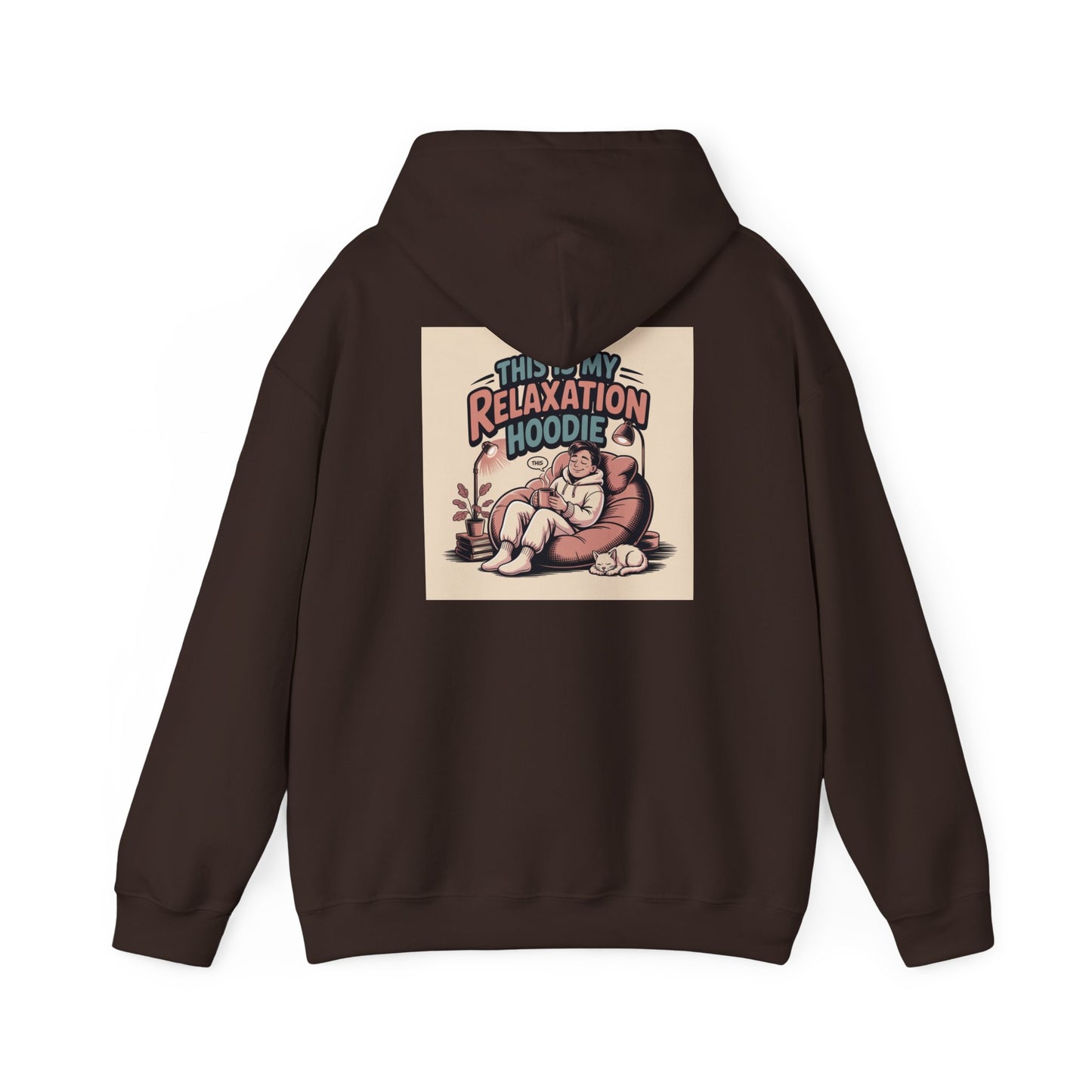 Relaxation Hoodie — Cozy Vintage Graphic Hooded Sweatshirt