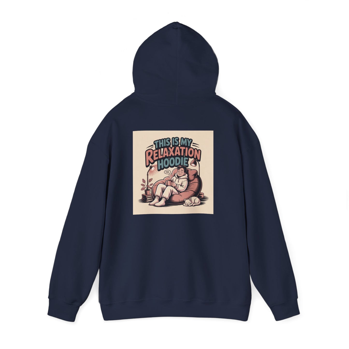 Relaxation Hoodie — Cozy Vintage Graphic Hooded Sweatshirt