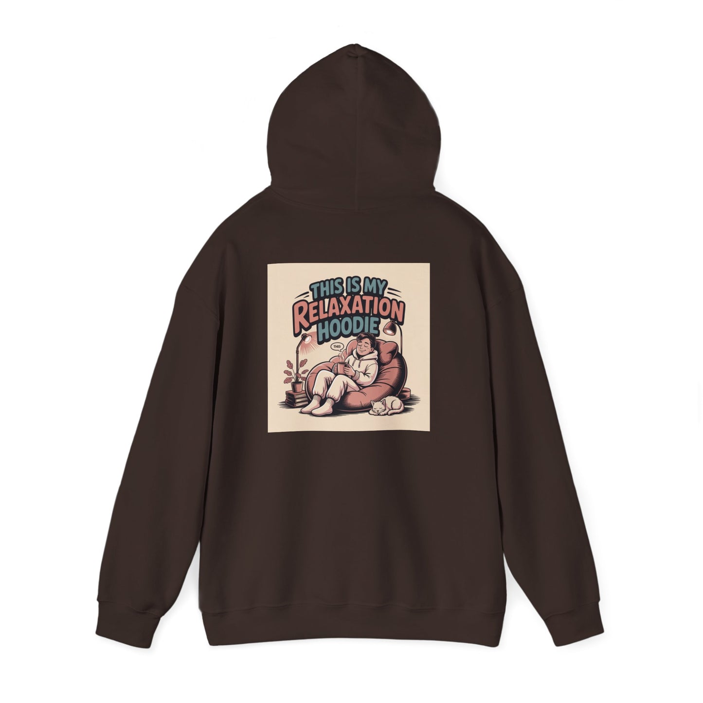 Relaxation Hoodie — Cozy Vintage Graphic Hooded Sweatshirt