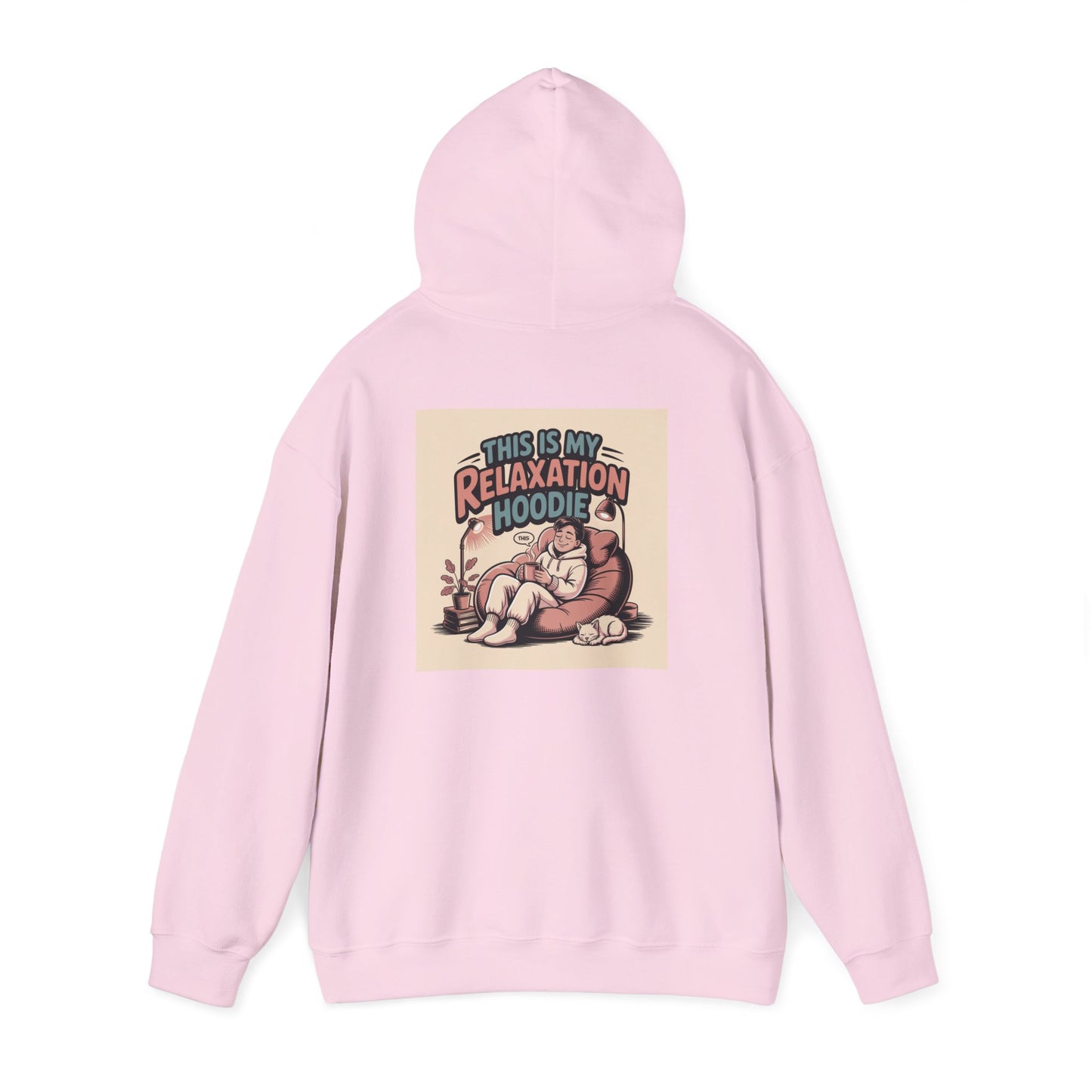 Relaxation Hoodie — Cozy Vintage Graphic Hooded Sweatshirt