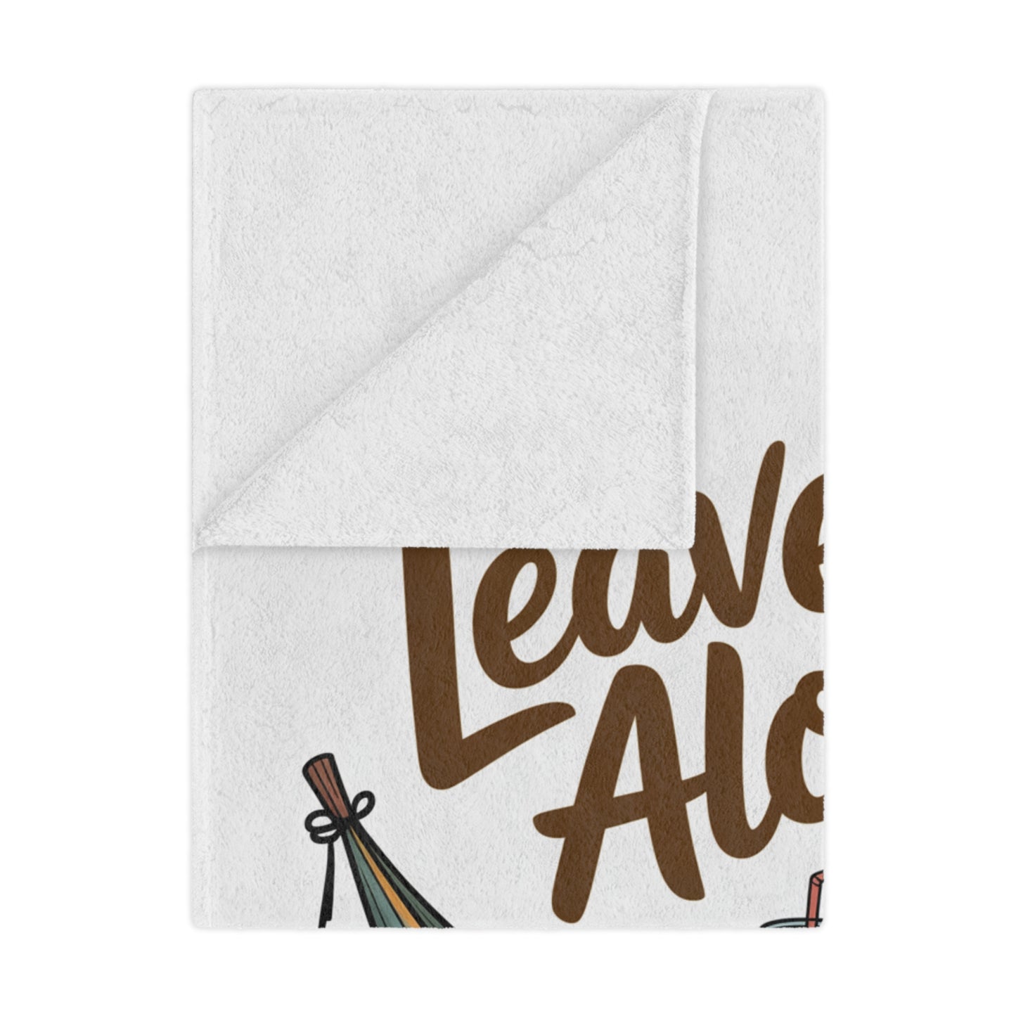 Minky Blanket — "Leave Me Alone I'm Relaxing" Sloth Hammock Throw for Cozy Lounging