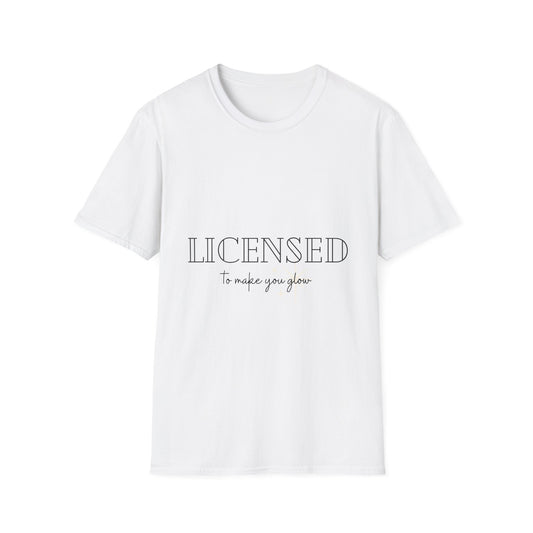 Licensed Esthetician T-Shirt | Professional Esthetician Tee, Spa Aesthetician Shirt