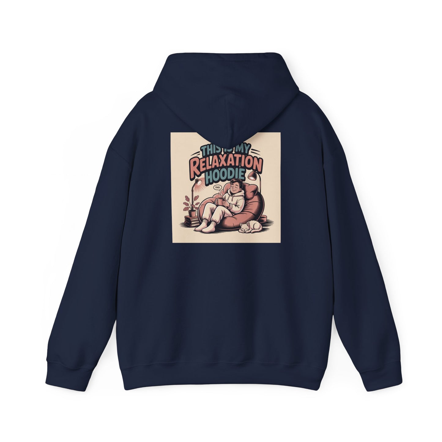 Relaxation Hoodie — Cozy Vintage Graphic Hooded Sweatshirt