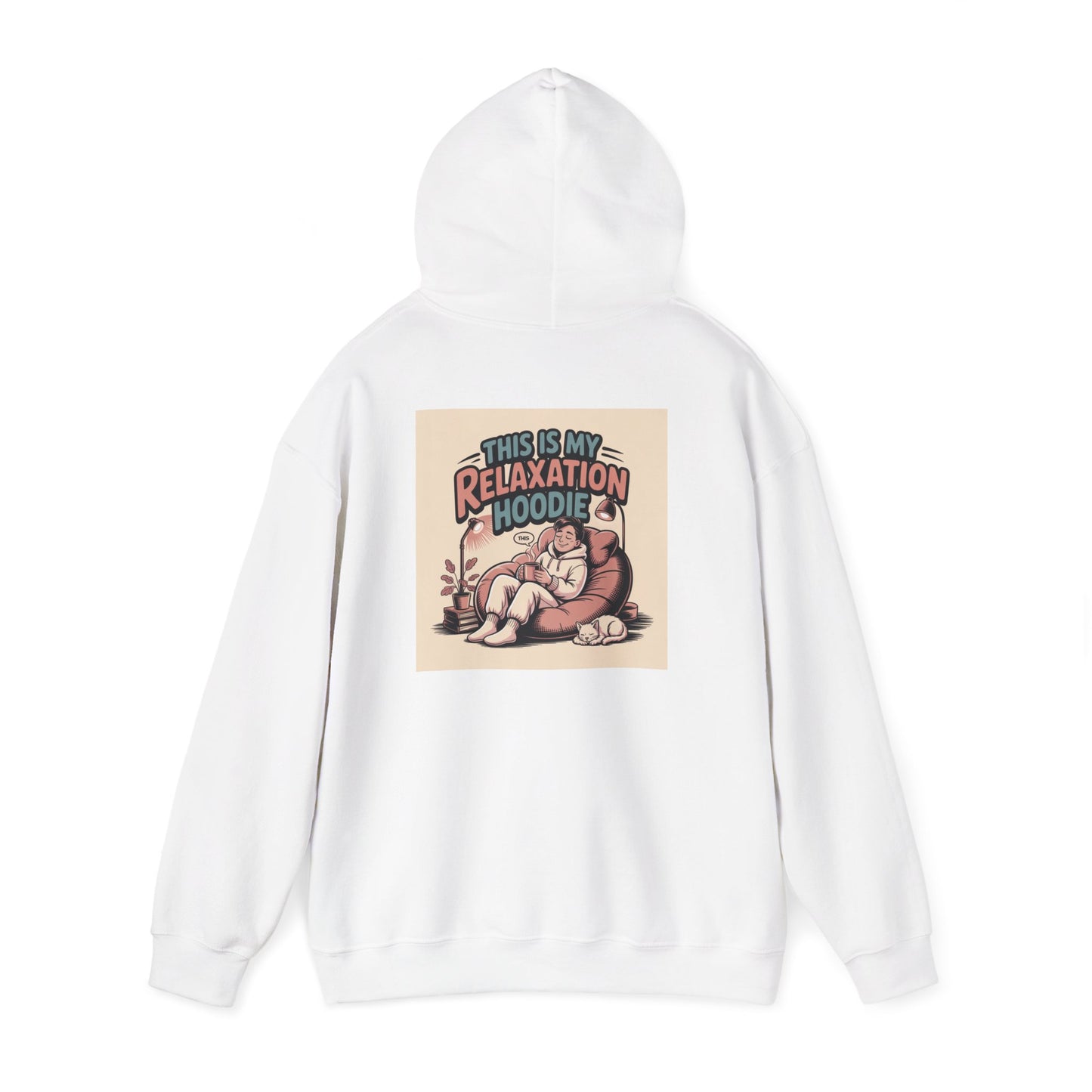 Relaxation Hoodie — Cozy Vintage Graphic Hooded Sweatshirt