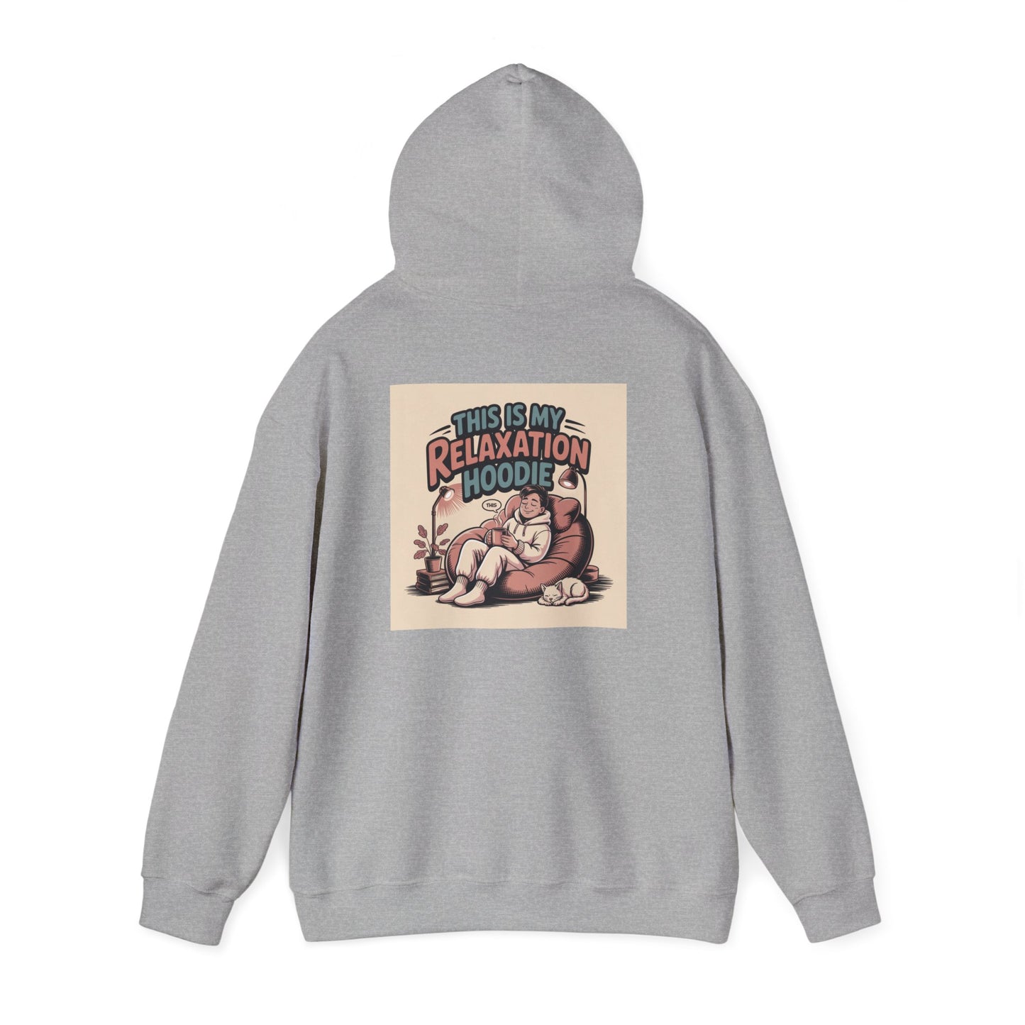 Relaxation Hoodie — Cozy Vintage Graphic Hooded Sweatshirt